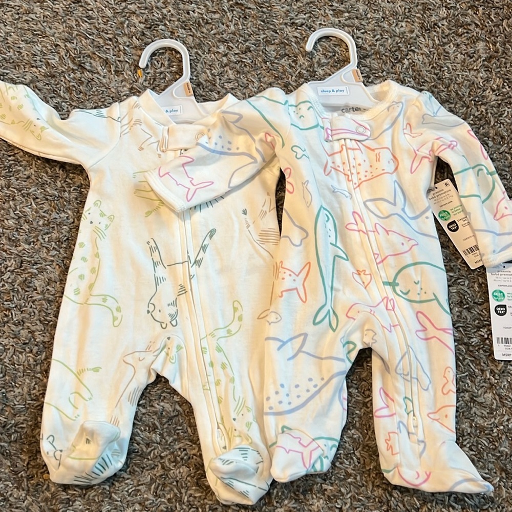 Premie Onsies NWT
